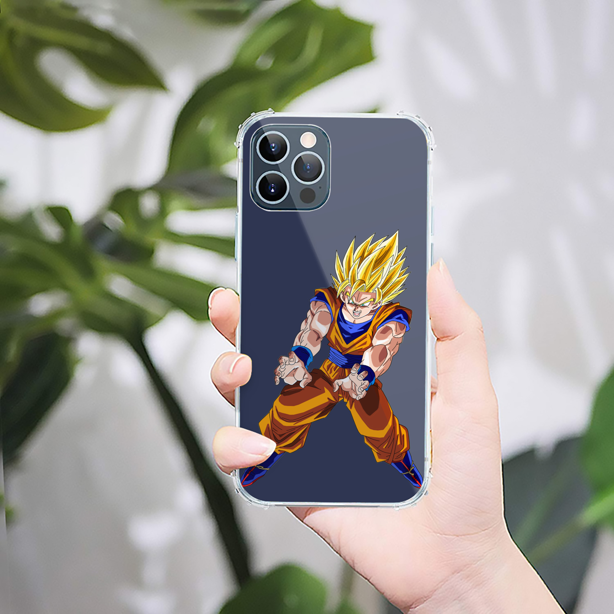 （画像用） ドラゴンボール 孫悟空（そん ごくう）Son Goku カカロット DRAGON BALL Kakarotto 【iPhone 12シリーズ対応】透明スマホケース（クリアソフトケース）